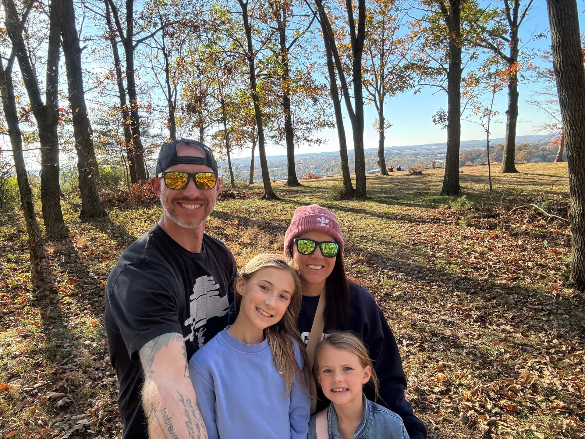 Joshua Disbennett and family — owner of Disbennett Custom Carpentry in Lancaster, Ohio